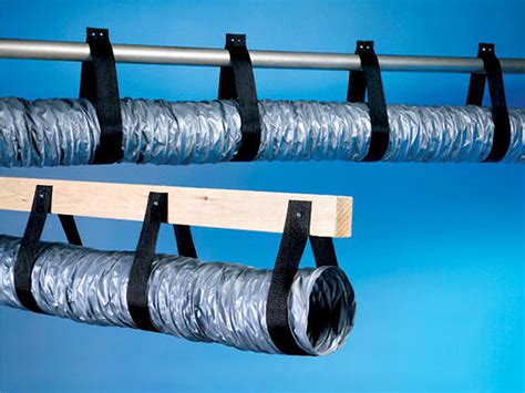 metal bands for ac heater box support|HVAC Duct Hanger Strap .